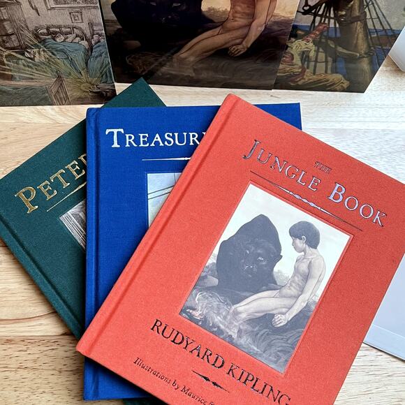 Racepoint Other - The Children's Illustrated Classics Book Set 3 Books With Prints